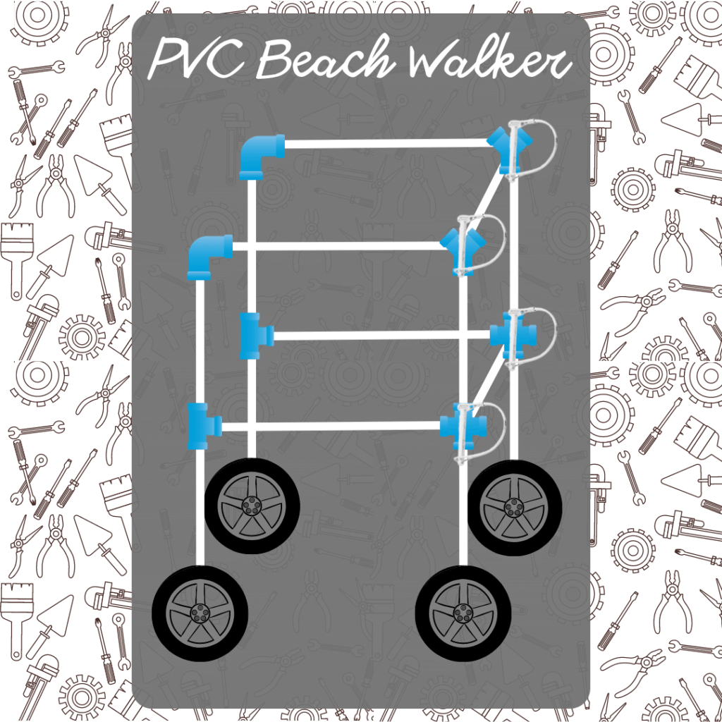 Design for PVC Beach Walker 2.0